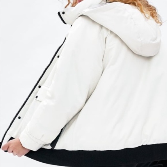 ZARA RECYCLED CAPSULE Oversized Puffer Jacket - Picture 2 of 7
